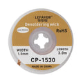 Desoldering Wick – CP‑1530 – 1.5mm × 3.0m (10ft)