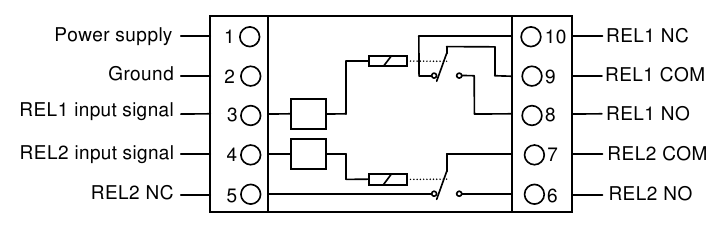 2 Channel 12V TTL Relay